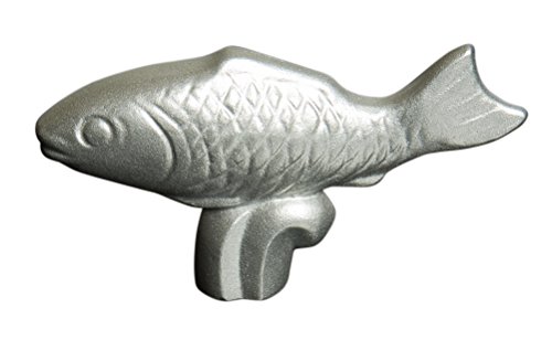 STAUB Knauf Fisch, Edelstahl, für Cocottes/Bräter mit Durchmesser 18-41 cm, Silber von STAUB