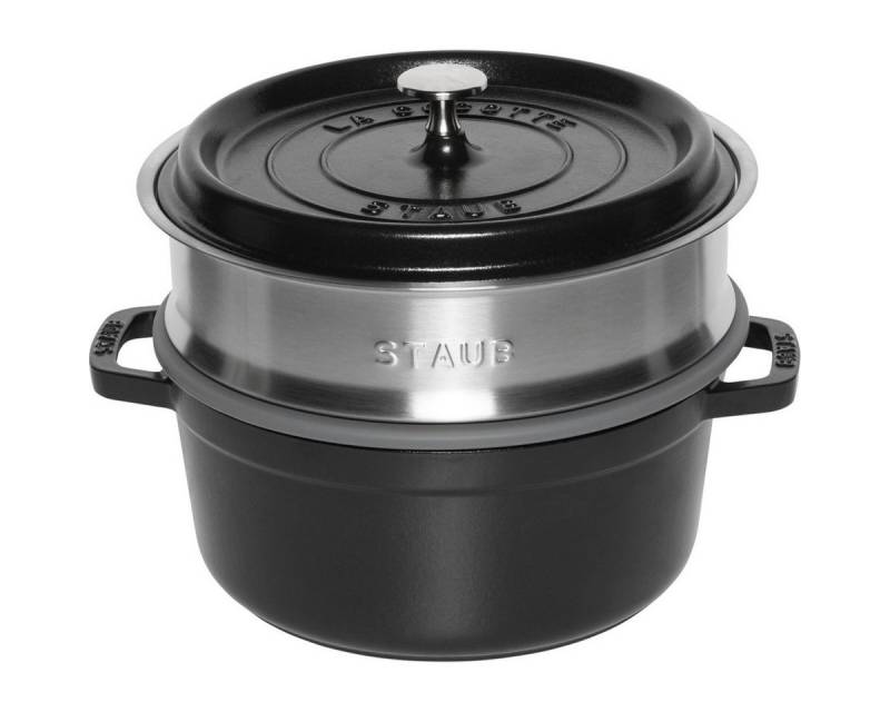 Staub Auflaufform La Cocotte 24cm rund, mit Dämpfeinsatz von Staub