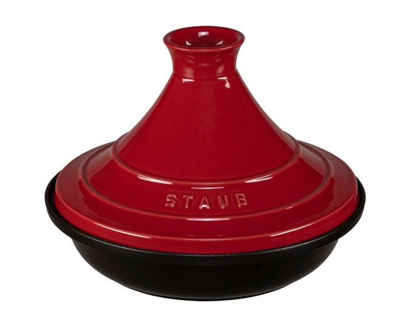 Staub Auflaufform Tajine 28cm rund Gusseisen von Staub