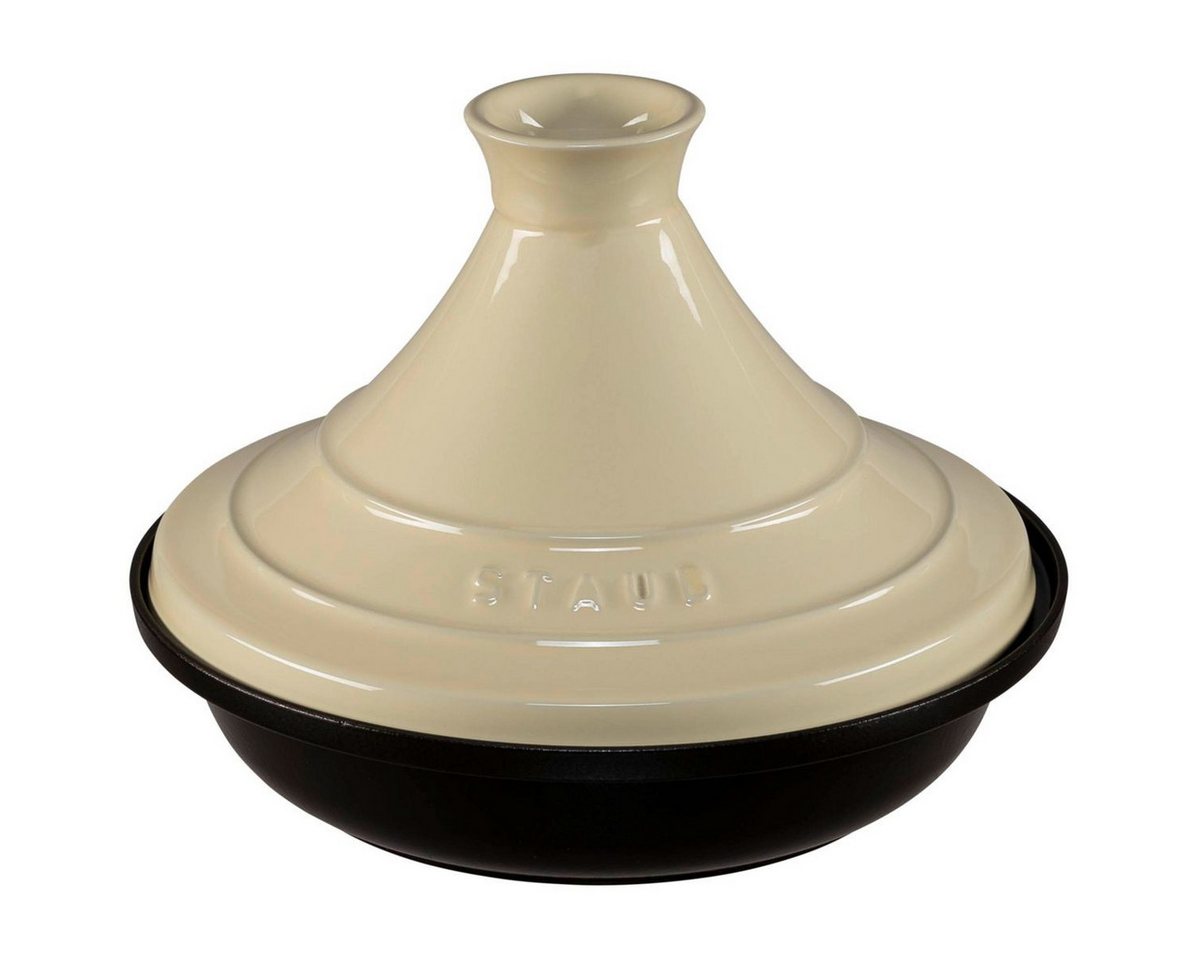 Staub Auflaufform Tajine 28cm rund cream, Gusseisen Staub Auflaufform Tajine 28cm rund cream, Gusseisen von Staub