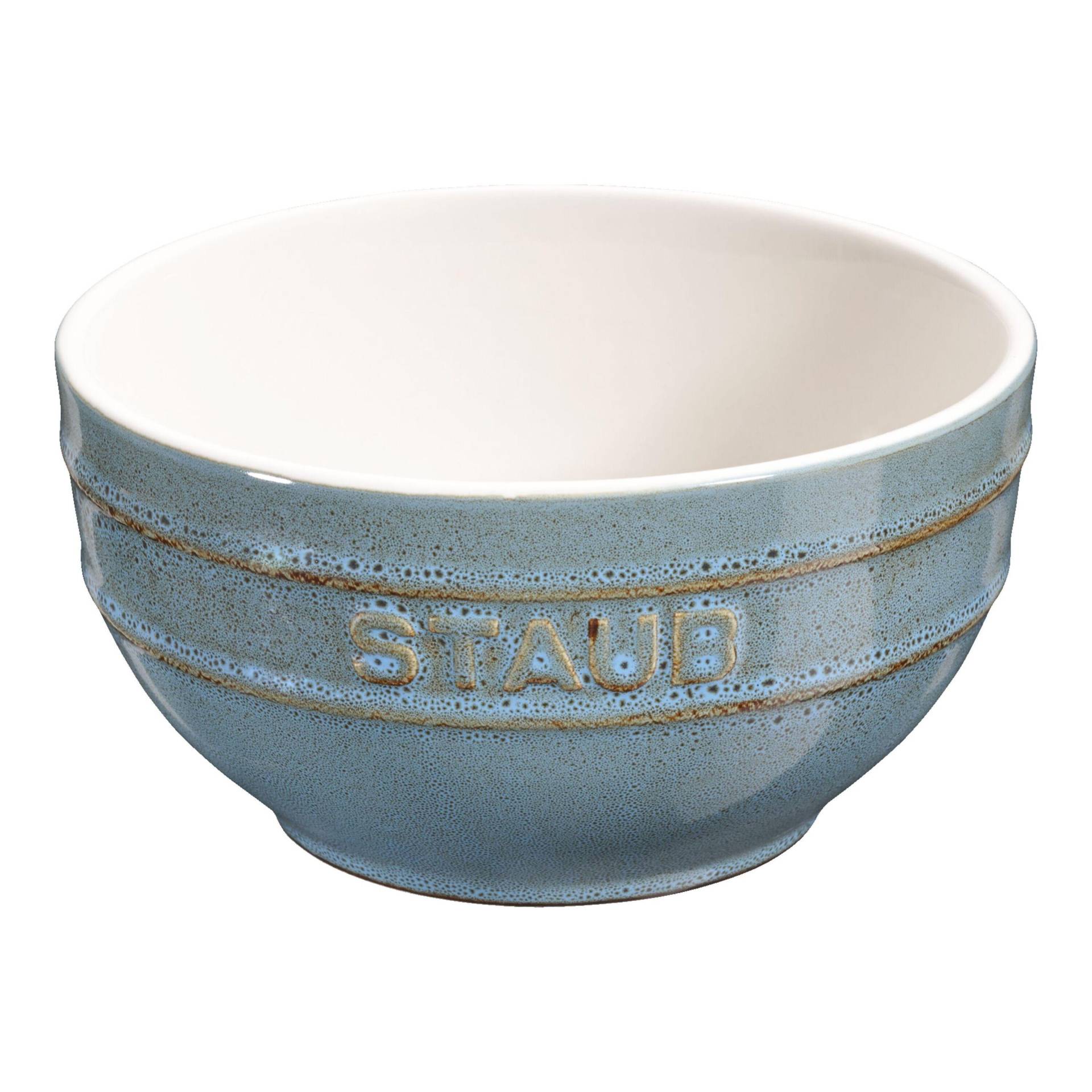 Staub Ceramique Schüssel 14 cm, Keramik, Antik-Türkis von Staub