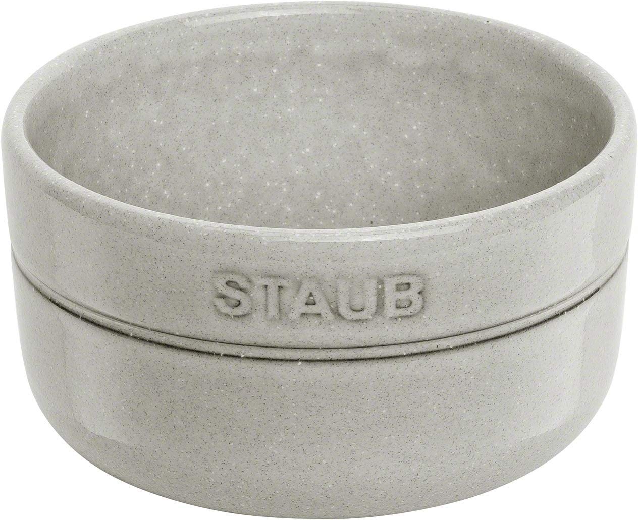 Staub Dessertschale Staub Dining Line Schüssel, 10 cm Weisser Trüffel Keramik Kratzfest, Keramik, (1-tlg) von Staub