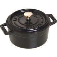 Staub Gusseisen Bräter Cocotte "New Classic" 10 cm Schwarz von Staub