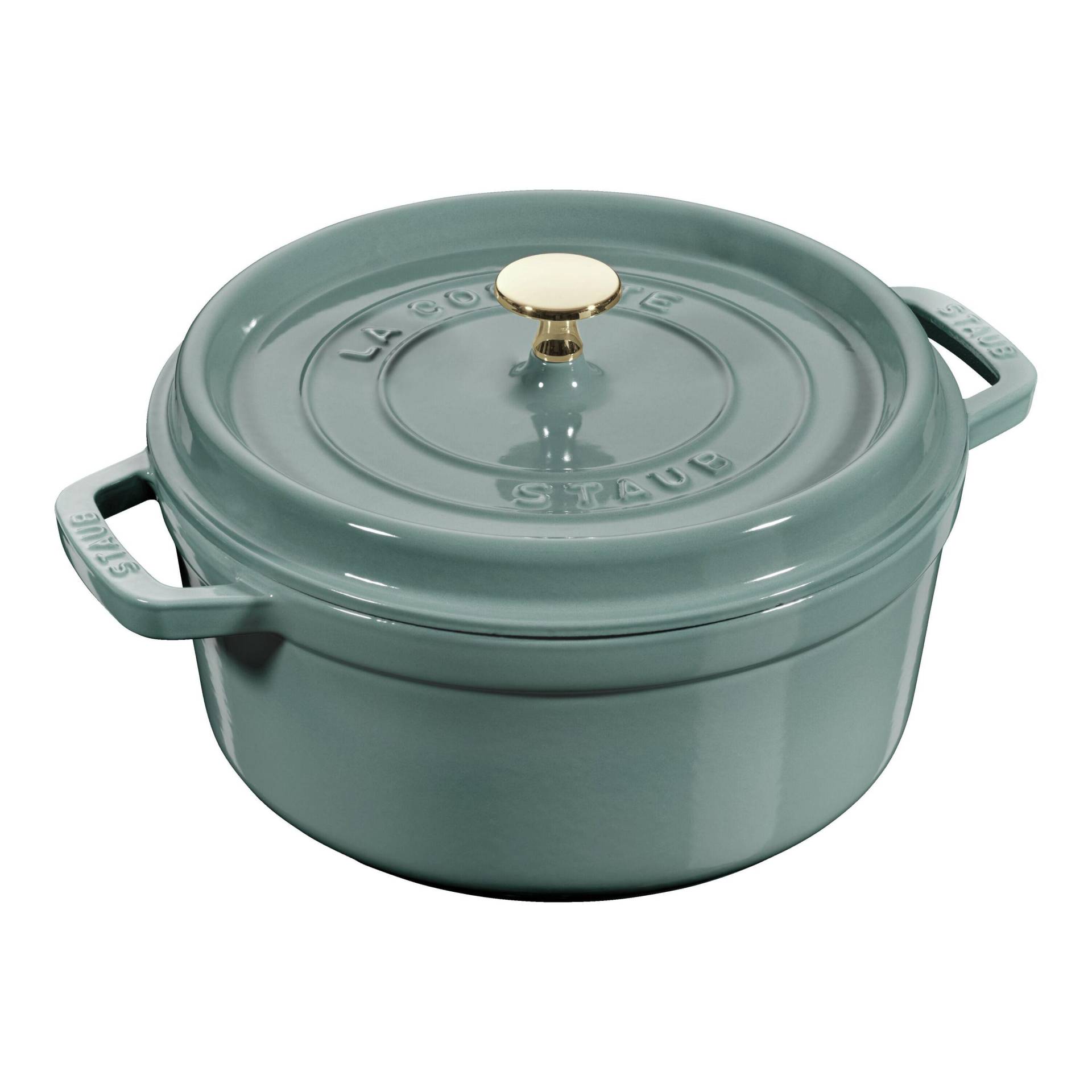 Staub La Cocotte 20 cm, rund, Eukalyptus, Gusseisen von Staub