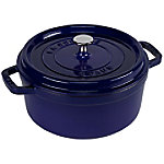 Staub La Cocotte 24cm rund dunkelblau, Gusseisen von Staub