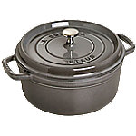 Staub La Cocotte 33cm oval, Basilikum-grün, Gusseisen von Staub