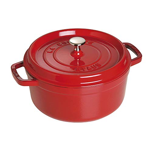 Staub Runde Kasserolle, 4 l, Kirschrot von STAUB