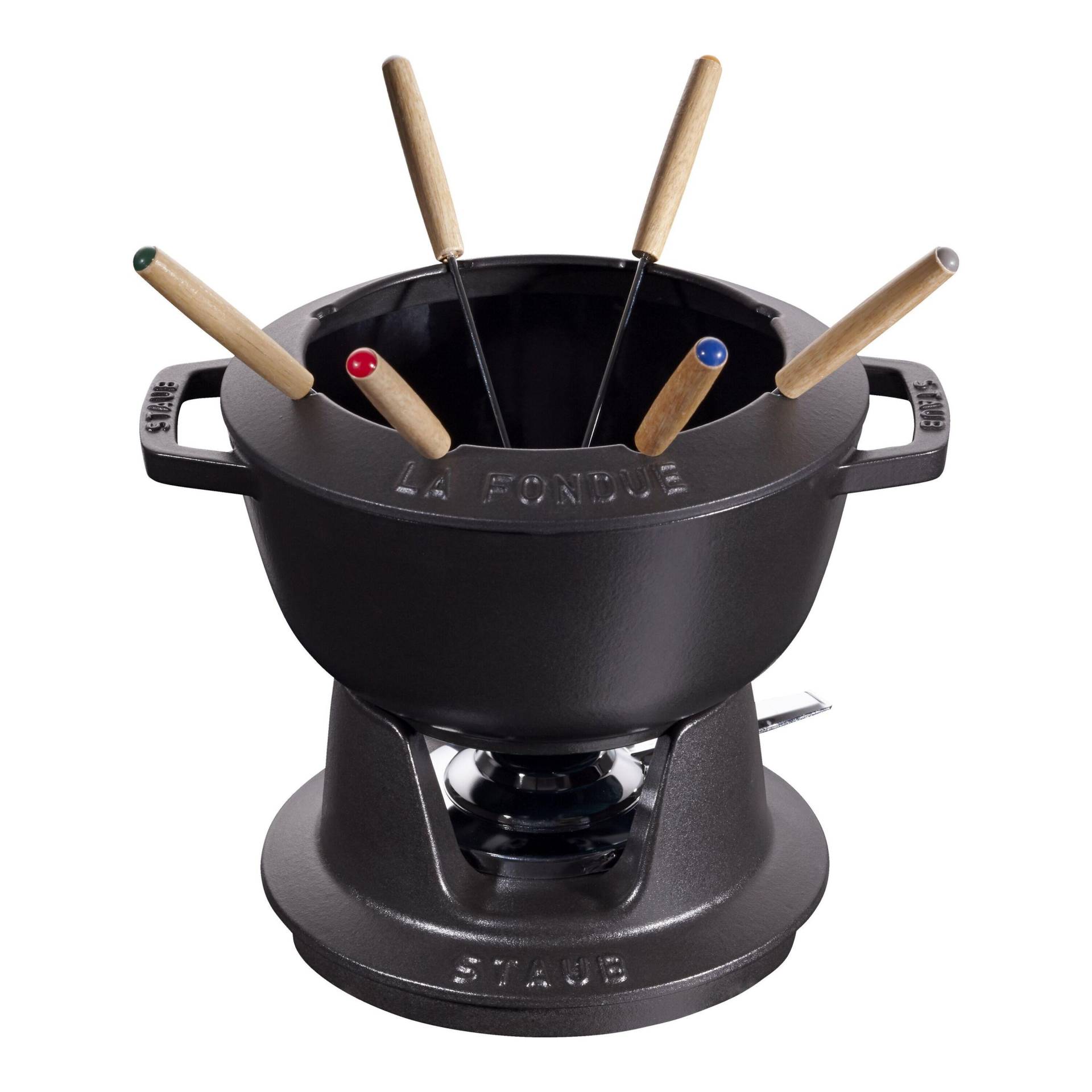 Staub Specialities Fondue Set 20 cm, Schwarz von Staub