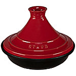 Staub Tajine 28cm rund Kirsch-rot, Gusseisen von Staub