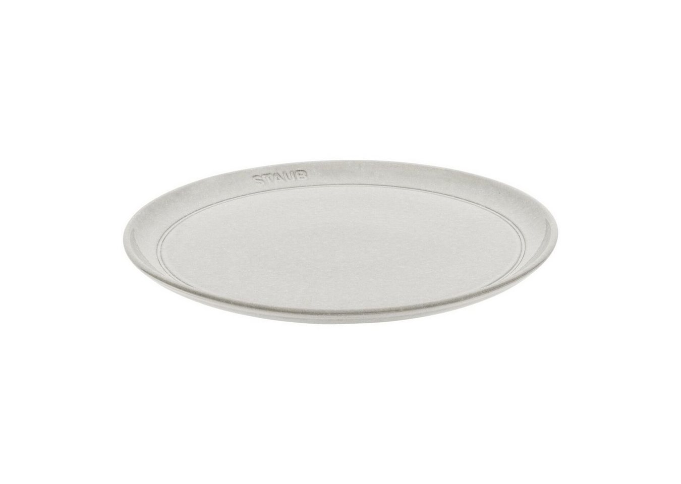 Staub Teller Staub Dining Line Teller flach, 15 cm Weisser Trüffel Keramik, (1 St) von Staub