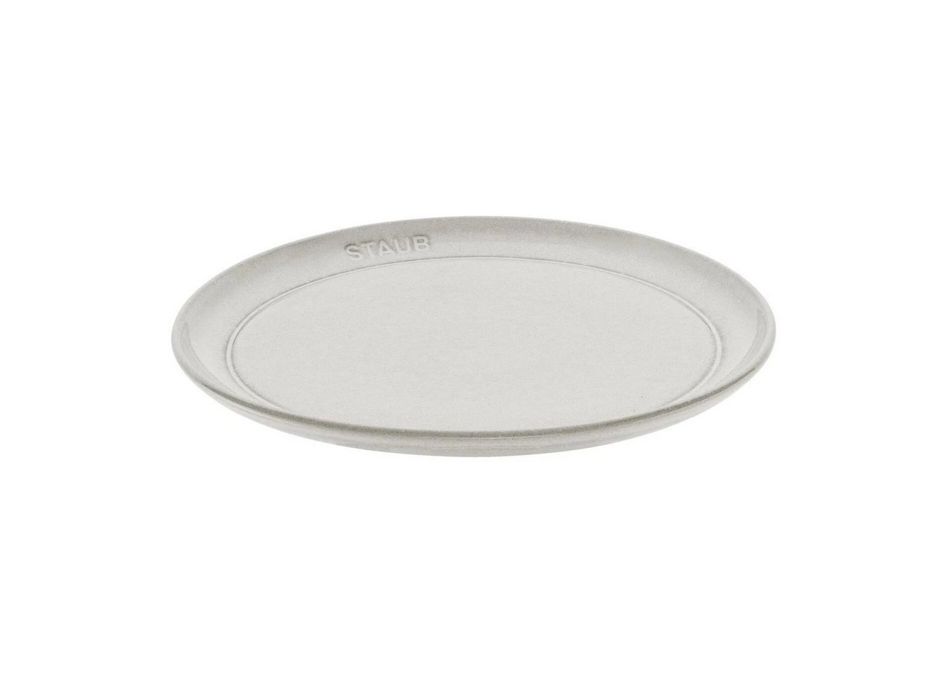 Teller Staub Dining Line Teller flach, 15 cm Weisser Trüffel Keramik Kratzfest, (1 St) von Staub