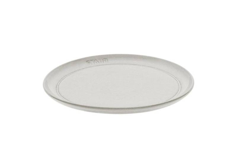Teller Staub Dining Line Teller flach, 15 cm Weisser Trüffel Keramik Kratzfest, (1 St) von Staub