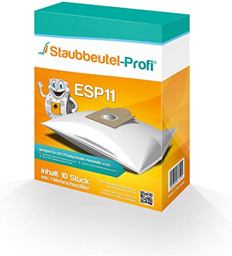 10 Staubsaugerbeutel ESP11 kompatibel zu Swirl EIO80 Wolf 1390 von Staubbeutel-Profi® von Staubbeutel-Profi