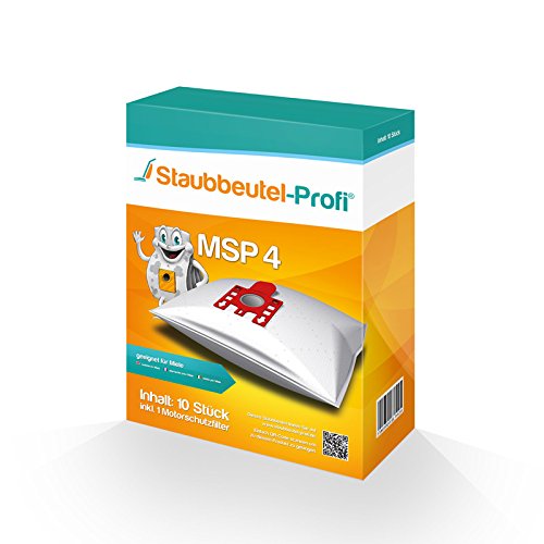 10 Staubsaugerbeutel MSP4 von Staubbeutel-Profi® kompatibel zu Swirl M40, Swirl M49 & Org. Miele Typ G/N GN von Staubbeutel-Profi