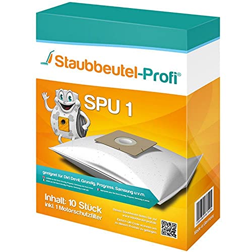 10 Staubsaugerbeutel SPU1 kompatibel zu Swirl Y50 Wolf 1881 von Staubbeutel-Profi® von Staubbeutel-Profi