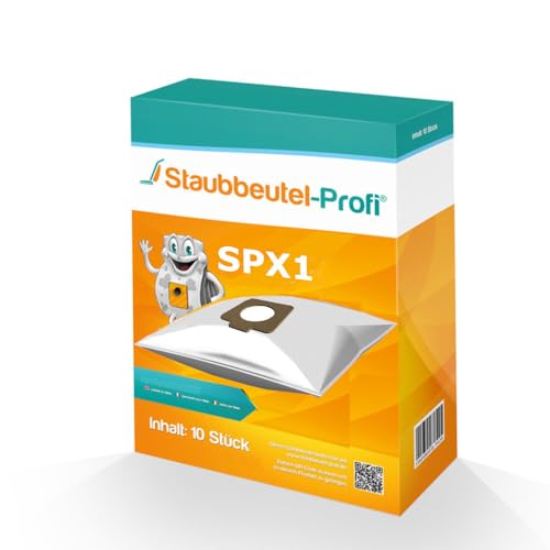 10 Staubsaugerbeutel SPX1 kompatibel zu Swirl MX87 Wolf 1130 von Staubbeutel-Profi® von Staubbeutel-Profi
