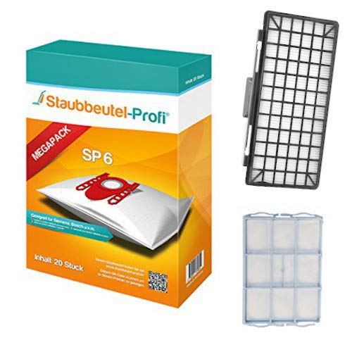 20 Staubsaugerbeutel +1 HEPA-Filter HF831+ Motorschutz VS08 geeignet für Siemens VSZ 5 Serie Z 5.0 von Staubbeutel-Profi® von Staubbeutel-Profi