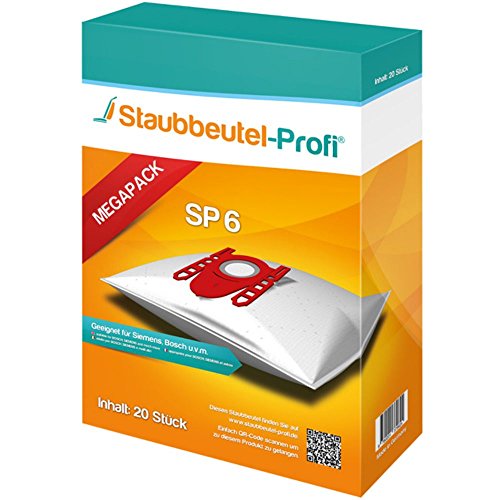 20 Staubsaugerbeutel geeignet für Bosch BGB45331, BSGL5ZOODE Zoo'o ProAnimal, BSG62400, BSG62023, Logo, SP6 von Staubbeutel-Profi® Made in Germany von Staubbeutel-Profi