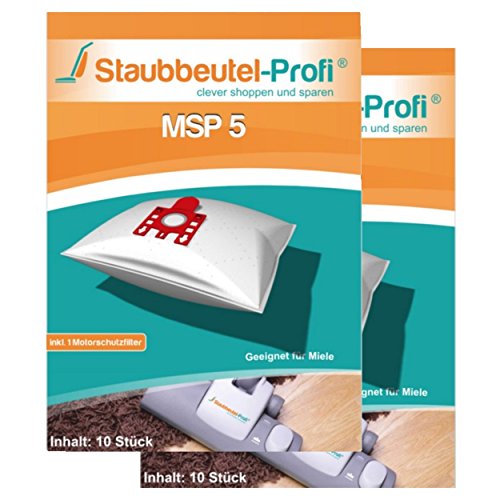 20 Staubsaugerbeutel geeignet für Miele Complete C1 Tango Red Edition EcoLine von Staubbeutel-Profi® von Staubbeutel-Profi