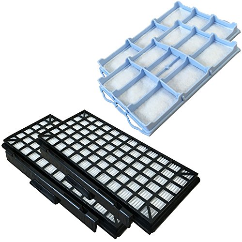 Staubbeutel24 Set 2 HEPA Filter + 2 Motorfilter geeignet Für Siemens VSQ5X1230/01 Q5.0 Extreme Staubbeutel24 Set 2 HEPA Filter + 2 Motorfilter geeignet Für Siemens VSQ5X1230/01 Q5.0 Extreme von Staubbeutel24