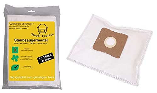 10 Stück Staubsaugerbeutel kompatibel mit Europlus X 293 / X293 II mit Mikrofilter II passgenauer Adapter von Staubi-Express