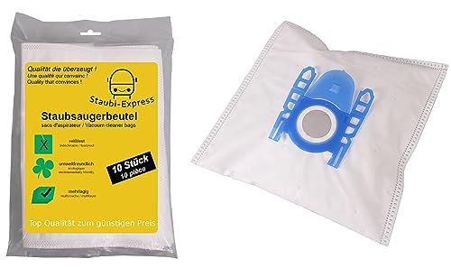 10x Staubsaugerbeutel passend für Bosch BS 5 / BS5 Staubsauger I stabiler Adapter aus Kunststoff verschließbar I mit Mikrofilter von Staubi-Express