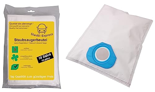 20x Staubsaugerbeutel passend für Nilfisk-Alto GM 80 / GM80 Staubsauger I stabiler Adapter aus Kunststoff I mit Mikrofilter von Staubi-Express