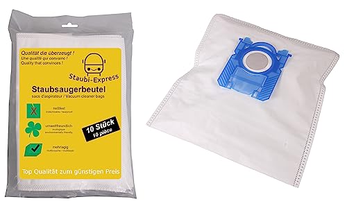 20x Staubsaugerbeutel passend für Wolf 1730 Staubsauger I stabiler Adapter aus Kunststoff I mit Mikrofilter von Staubi-Express