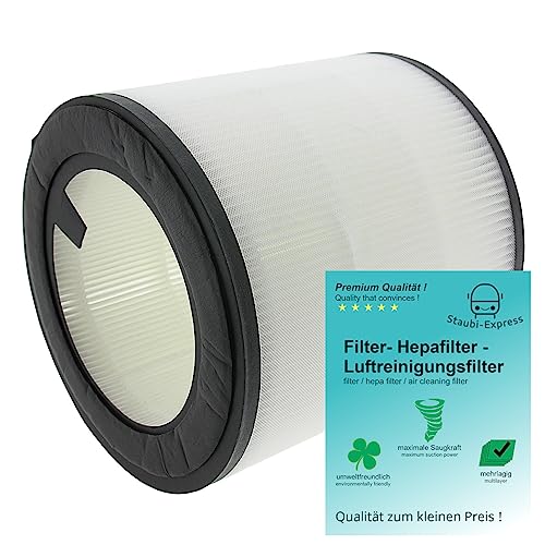 Staubi-Express 1x Filter passend für Philips Luftreiniger Series 800 AC0820/10 AB0820/30 I Hepafilter von Staubi-Express