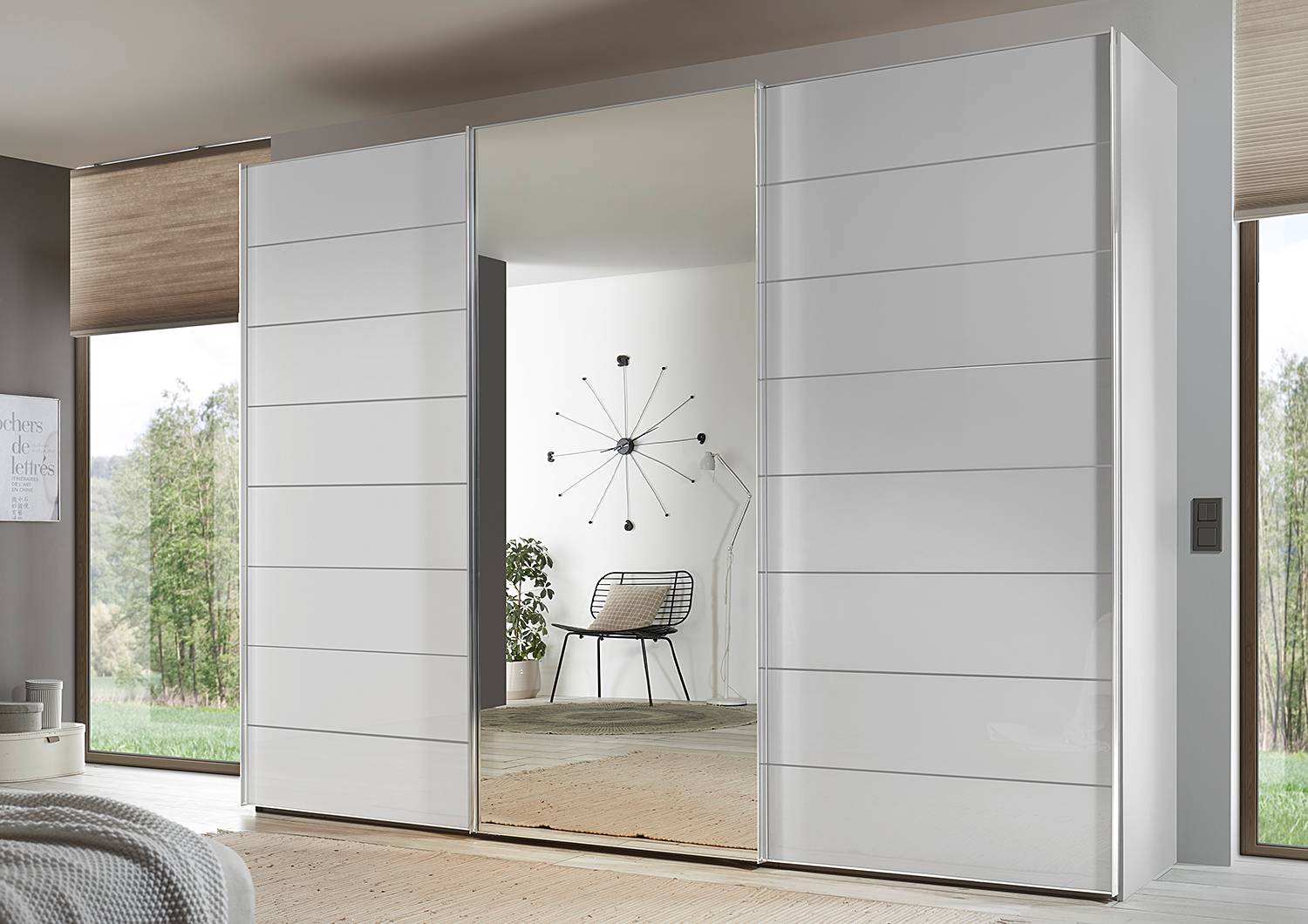 home24 Schwebetürenschrank Sonate 280 x 222cm Weiß/Weiß Classic home24 Schwebetürenschrank Sonate 280 x 222cm Weiß/Weiß Classic von home24