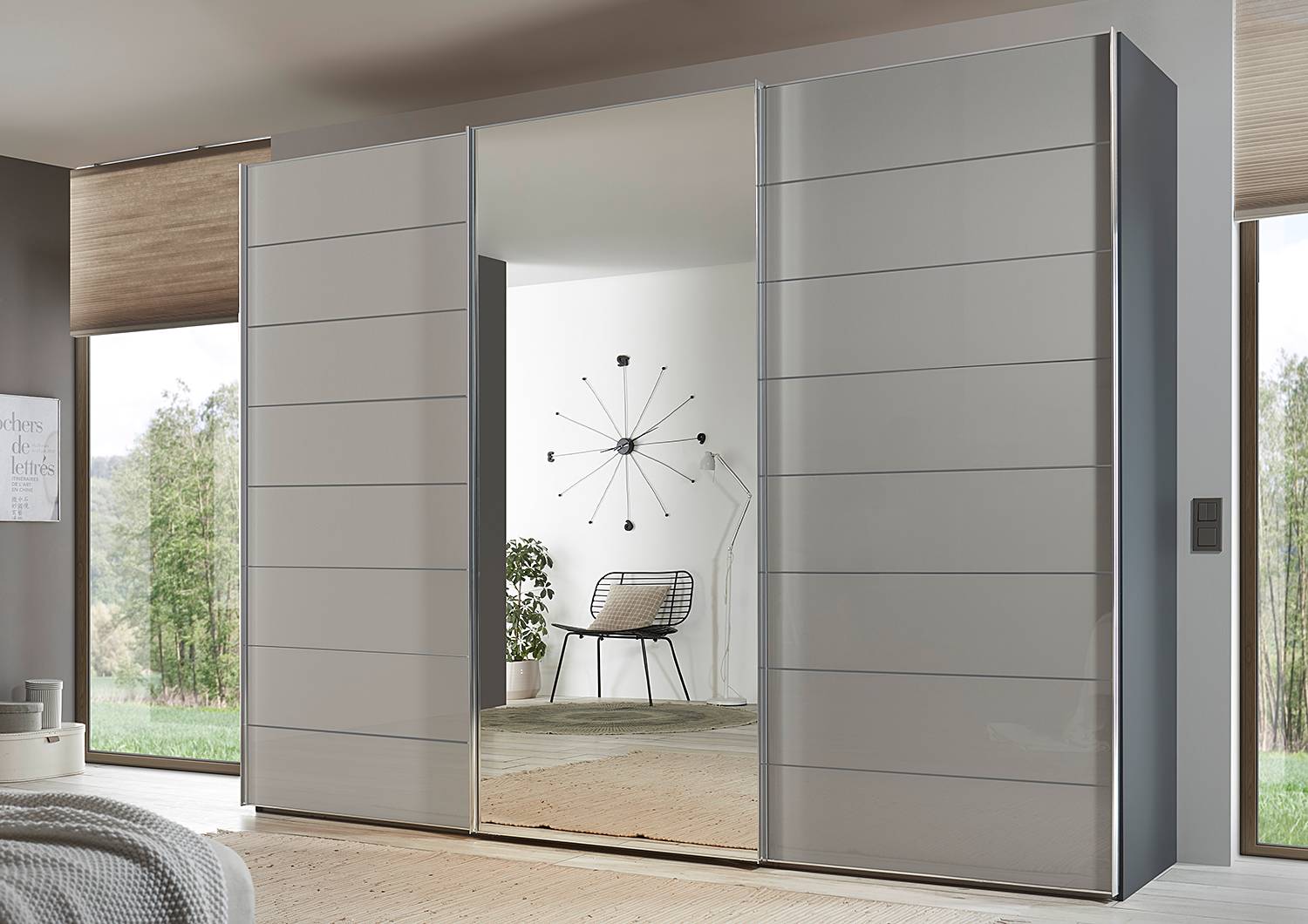 home24 Schwebetürenschrank Sonate 298 x 240cm Grau/Taupe/Grau Comfort home24 Schwebetürenschrank Sonate 298 x 240cm Grau/Taupe/Grau Comfort von home24
