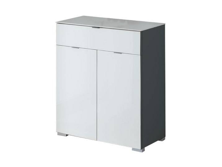 Staud Möbel Media Beimöbel Kommode 2-türig mit 1 Schubkasten Korpus und Platte Dekor Front vollverglast Farbusführung wählbar optional mit Glasplatte Staud Möbel Media Beimöbel Kommode 2-türig mit 1 Schubkasten Korpus und Platte Dekor Front vollverglast Farbusführung wählbar optional mit Glasplatte von Staud