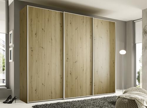 Staud Schwebetürenschrank 3-türig Sinfonie Plus Artisan Eiche 240cm / 249cm / 68 cm (H/B/T) von Staud
