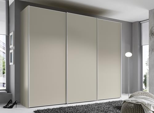 Staud Schwebetürenschrank 3-türig Sinfonie Plus Sand 222cm / 298cm / 68 cm (H/B/T) von Staud