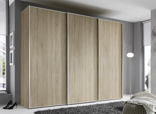 Staud Schwebetürenschrank 3-türig Sinfonie Plus Sonoma Eiche 222cm / 249cm / 68 cm (H/B/T) von Staud