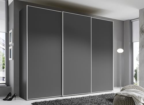 Staud Schwebetürenschrank 3-türig Sinfonie Plus Vulkan 240cm / 298cm / 68 cm (H/B/T) von Staud
