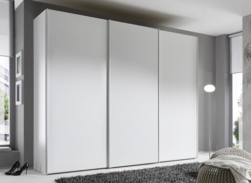 Staud Schwebetürenschrank 3-türig Sinfonie Plus Weiß 222cm / 298cm / 68 cm (H/B/T) von Staud