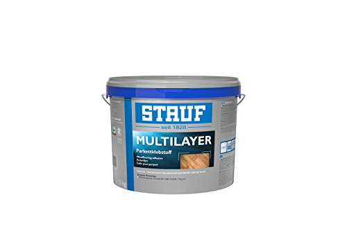 Stauf Parkettklebstoff Multilayer, 18kg, Paste, Gel, Mittel, Wasserfest, Geeignet für Parkett, Holz Stauf Parkettklebstoff Multilayer, 18kg, Paste, Gel, Mittel, Wasserfest, Geeignet für Parkett, Holz von Stauf