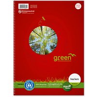 Staufen® Collegeblock green Kleinformat Lineatur 5 kariert DIN A5 Innenrand von Staufen®