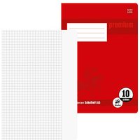 Staufen® Schulheft Premium Lineatur 10 kariert DIN A5 Außenrand, 16 Blatt von Staufen®