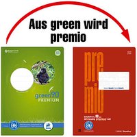 Staufen® Schulheft green Lineatur 28 kariert DIN A4 Innen- und Außenrand, 16 Blatt von Staufen®