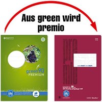 Staufen® Schulheft green Lineatur 38 kariert DIN A4 Innen- und Außenrand, 16 Blatt von Staufen®