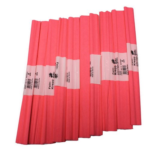 Staufen 617141 - Krepppapier 10 Rollen 50 x 250 cm, rose von Idena