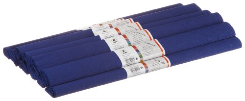 Staufen 617150 - Krepppapier 10 Rollen 50 x 250 cm, lappland - blau von Idena