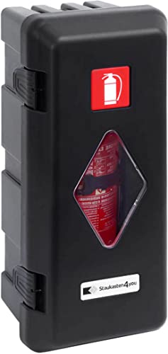 Feuerlöscherkasten Adamant von Daken Schutzbox Schutzkasten Feuerlöscherschrank Feuerlöscherbox Staubox für 6 Kg und 9 Kg Feuerlöscher von Staukasten4you