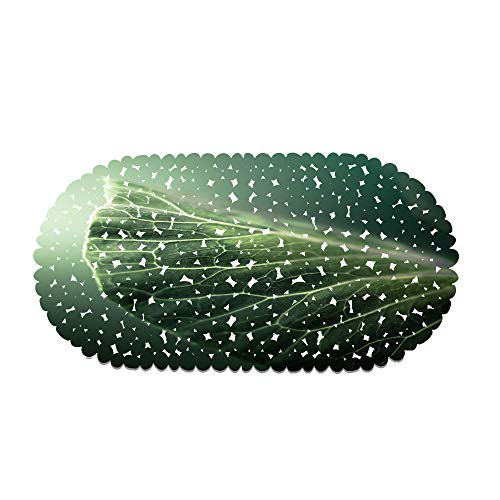 rutschfeste Badematte - PVC-Badewannenmatte Duschteppich Mit Leistungsstarken Saugnäpfen Massagefunktion Interessantes Bild 70x35cm (Style 06) von Ste-X