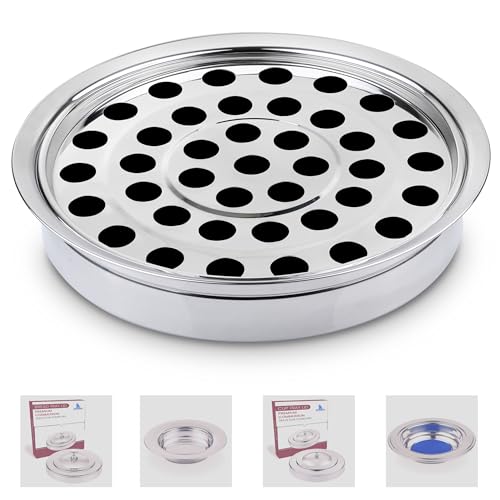 Steadfast Selections (Tassentablett) Silber Premium Kommunion-Tabletts für Kirchen | Edelstahl Kommunion-Set | Zubehör | 40 Tassen Tablett | Kirche Kommunion Ware Sets von Steadfast Selections
