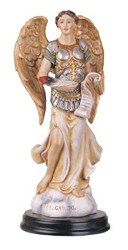 George S. Chen Imports Erzengel Gabriel Heiligen Figur Religiöse Dekoration Statue, 12,7 cm von StealStreet