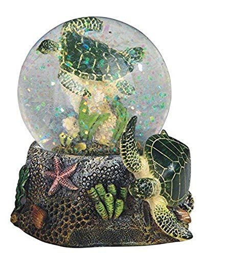 StealStreet Marine Life Snow Globe mit Meer Schildkröte Statue Figur, 9,5 cm von StealStreet
