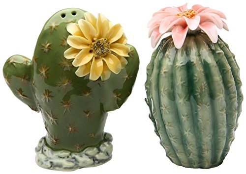 StealStreet SS-CG-20893 Salz- und Pfefferstreuer, Kaktusblumen, 8 cm, Grün von StealStreet